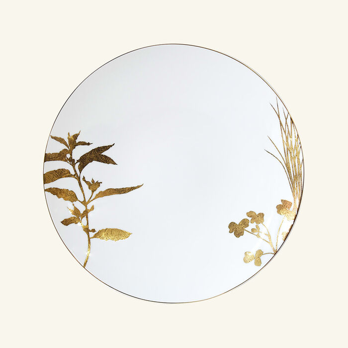 bernardaud v g tal or dinner plate round gold 26cm set of 4