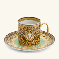 versace barocco mosaic tea cup saucer pattern