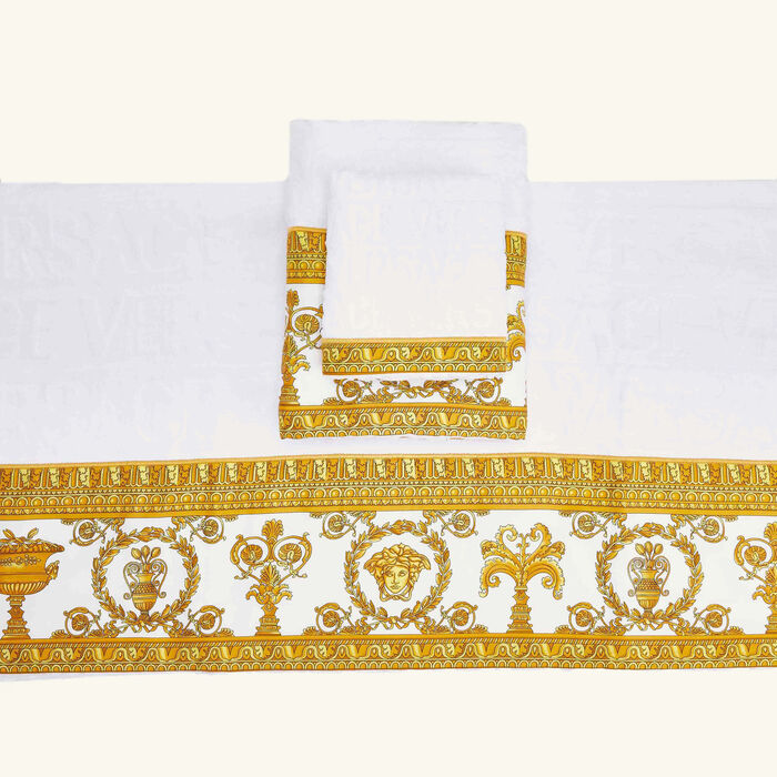 versace i love baroque towels white set of 5