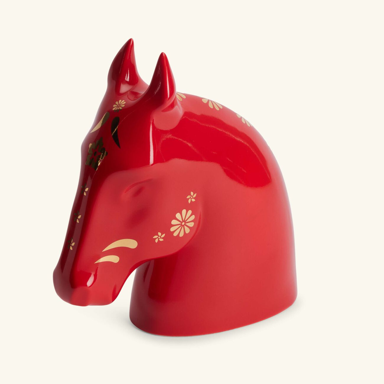 lladro the horse sculpture small red