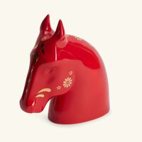 lladro the horse sculpture small red