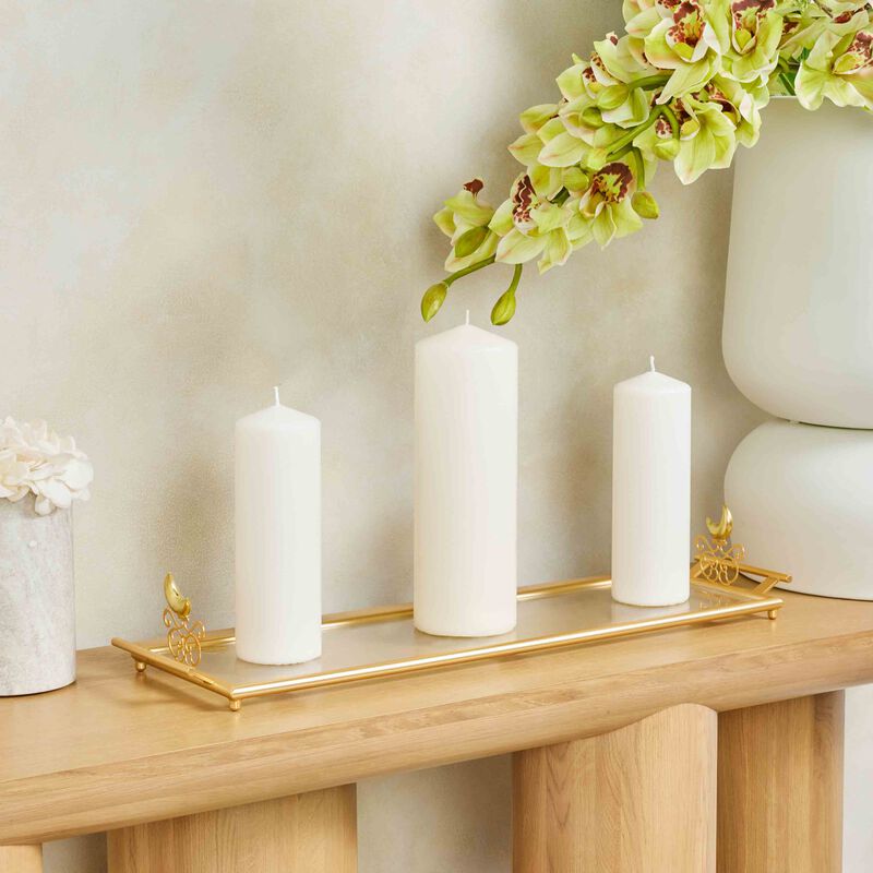 villari extravaganza serving tray rectangular large gold