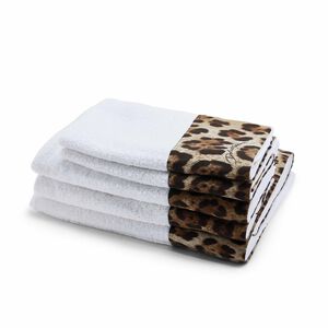 Set of 5 Terry Cotton Towels, medium