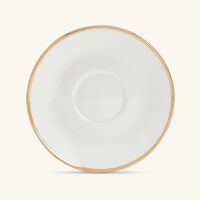 دملاج طقم قمر المؤلف من 6 فناجين للقهوة مع صحونها باللون الأبيض