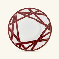 ميسوني هوم طقم ناستري المؤلف من فنجانين للقهوة مع صحنيهما بلون أحمر