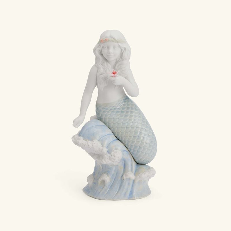 Oceans Little Mermaid Sculpture Small Blue lladro oceans little mermaid sculpture small blue