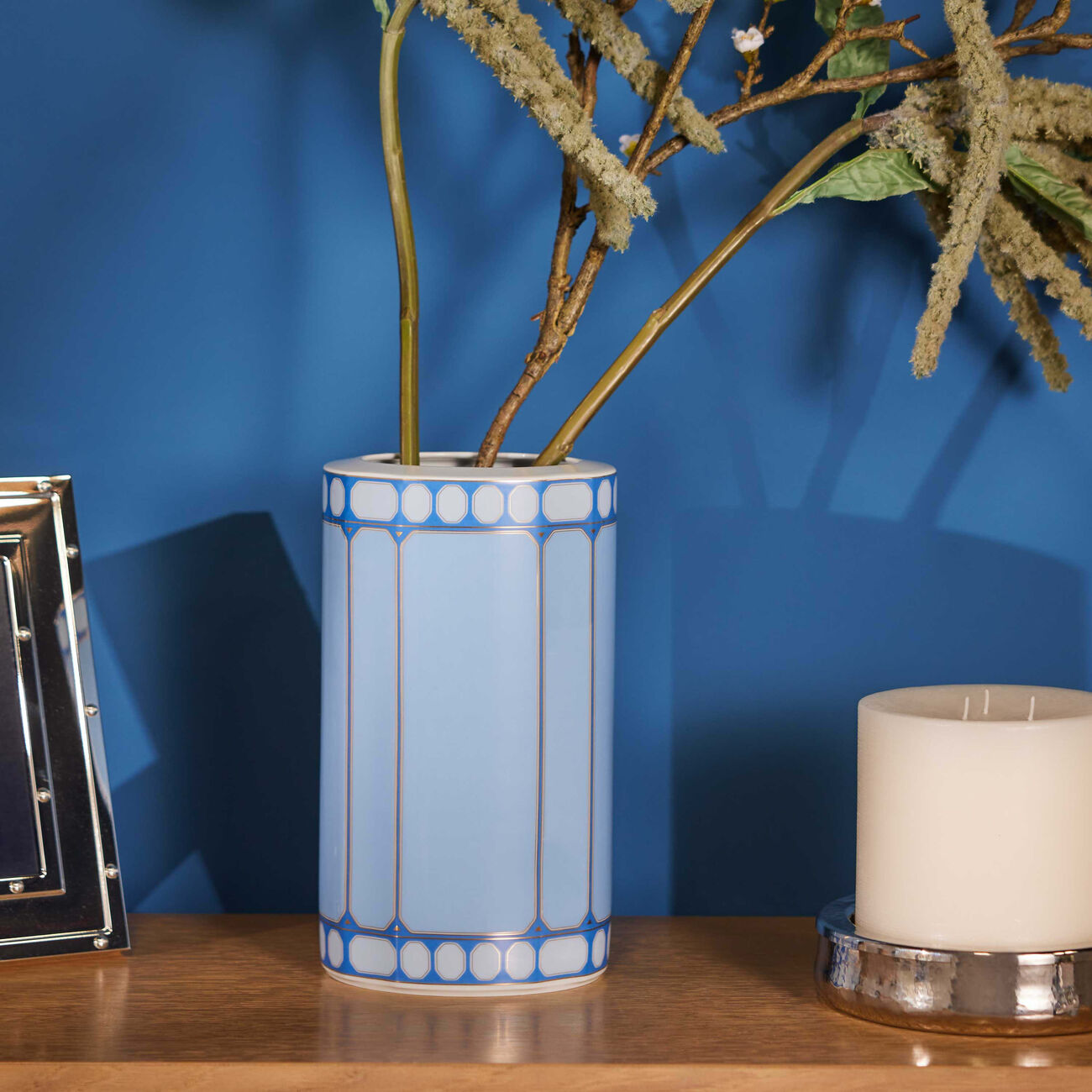 rosenthal signum azure vase large blue
