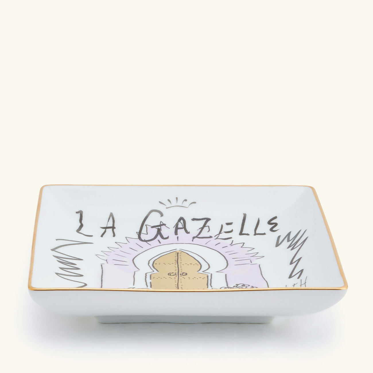 Designer Squared Vide Poche La Gazelle D'or ginori 1735 designer squared vide poche la gazelle d or