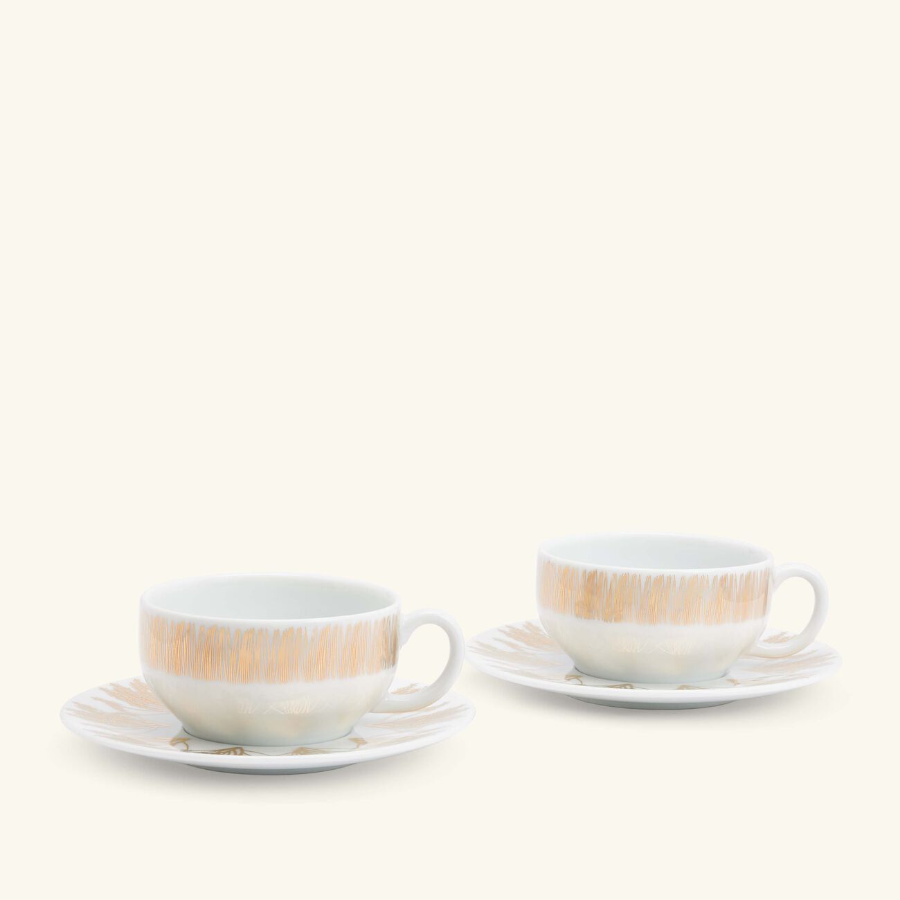 Tamrah by Razan Alazzouni Tea Cup & Saucer Gold Set of 2 silsal tamrah by razan alazzouni tea cup saucer gold set of 2