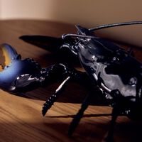 lladro lobster sculpture large blue
