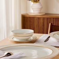 bernardaud sauvage blanc salad plate round gold 21cm