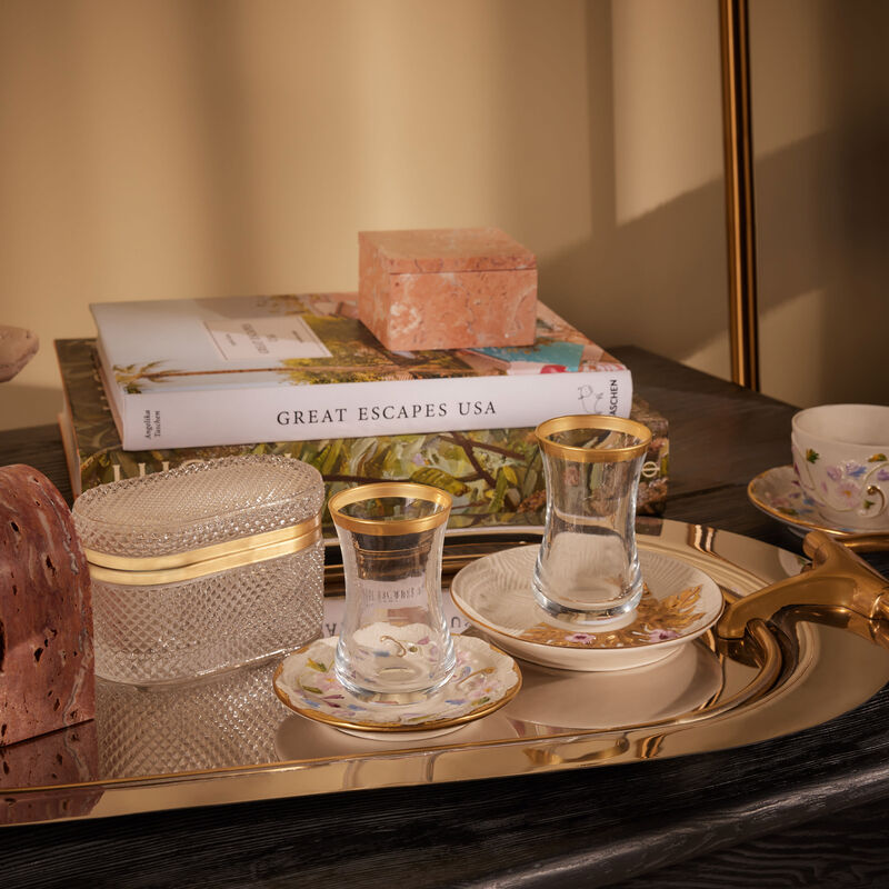 villari taormina tea cup clear
