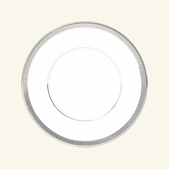 bernardaud maille platine bread plate white 16cm