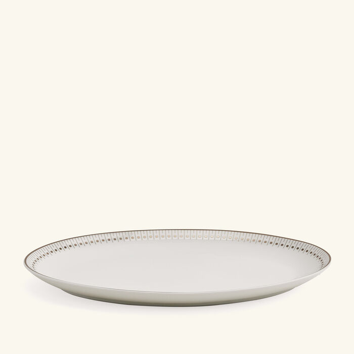 christofle malmaison imp riale serving platter oval white 28cm
