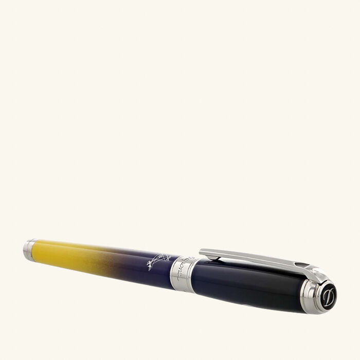 st dupont line d montecristo la nuit rollerball pen