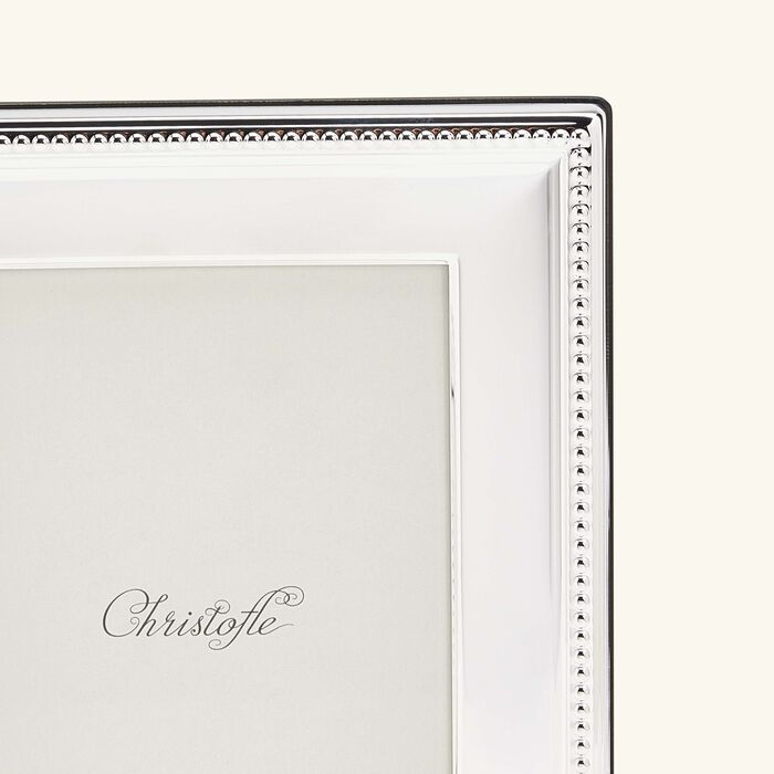 christofle perles picture frame silver 10x15cm