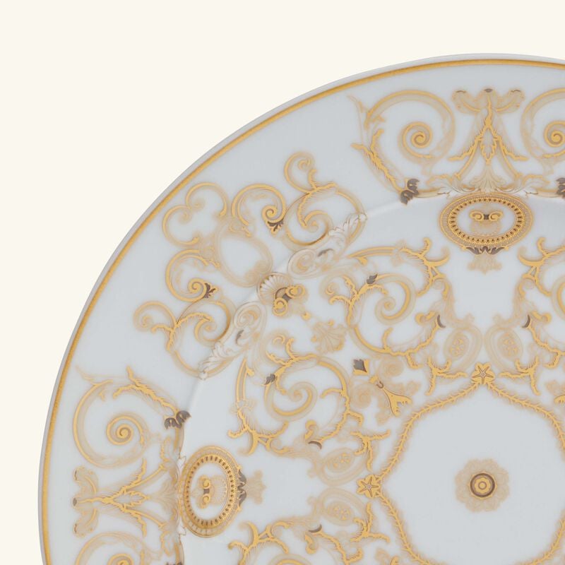 Medusa Gala Dinner Plate Round White 18cm versace medusa gala dinner plate round white 18cm