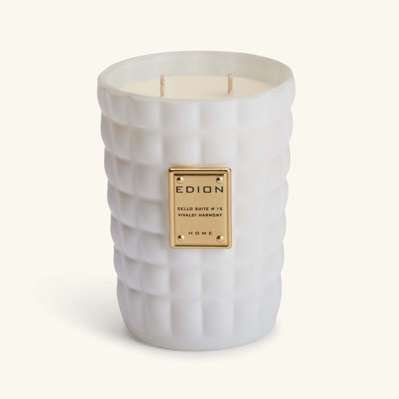 edion cello suite no 15 vivaldi harmony bianca candle   diffuser set