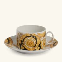 Barocco 92 Tea Cup & Saucer versace barocco 92 tea cup   saucer