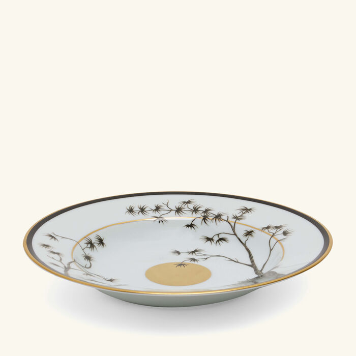 pinto paris vieux kyoto soup plate black 22cm