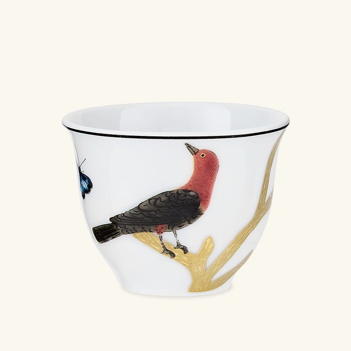 Oiseaux Arabic Coffee Cups Multicolor Set Of 2 bernardaud oiseaux arabic coffee cups multicolor set of 2