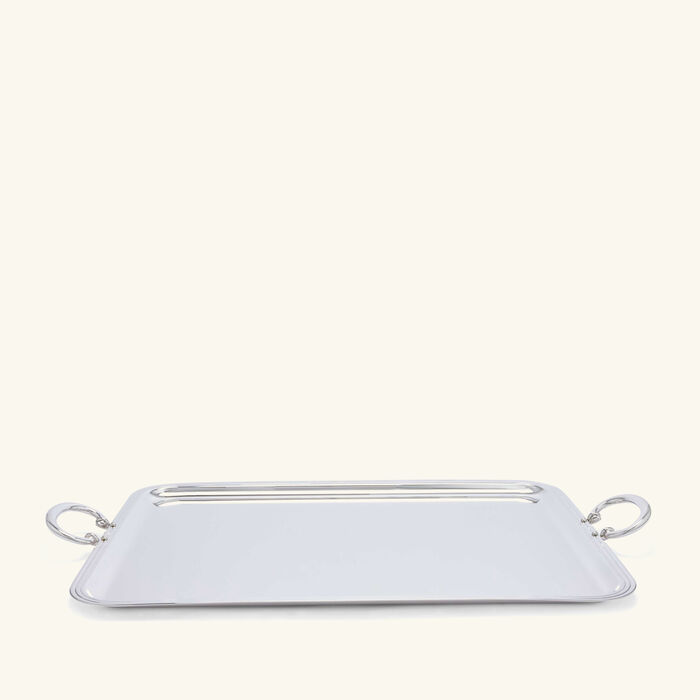 christofle albi tray rectangular large silver plated