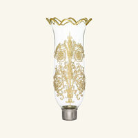 baccarat tulip hurricane shade acanthus gold
