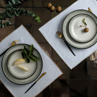 catherine denoual silver boho linen set