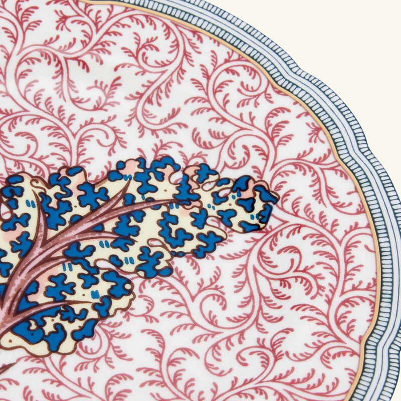 bernardaud collection braqueni bread butter plate red 16cm