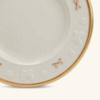 villari butterfly dessert plate round white 21cm