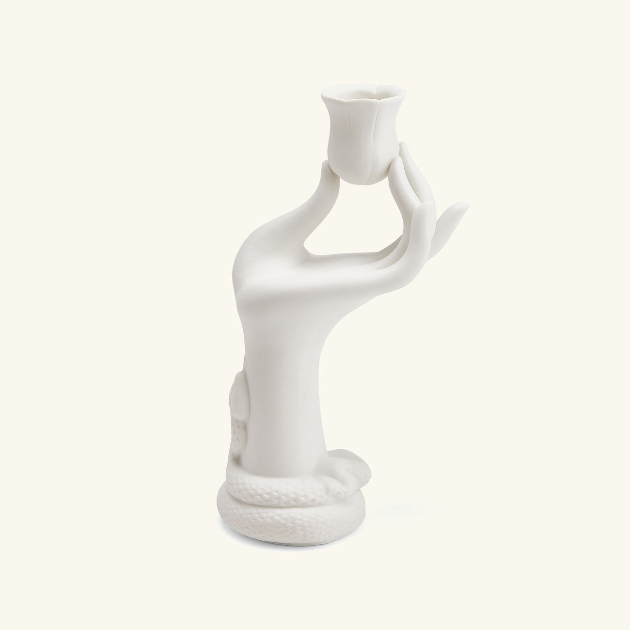 jonathan adler eve candle holder white