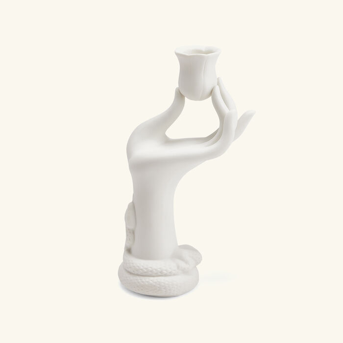 jonathan adler eve candle holder white