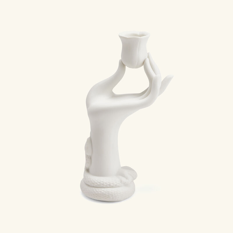 jonathan adler eve candle holder white