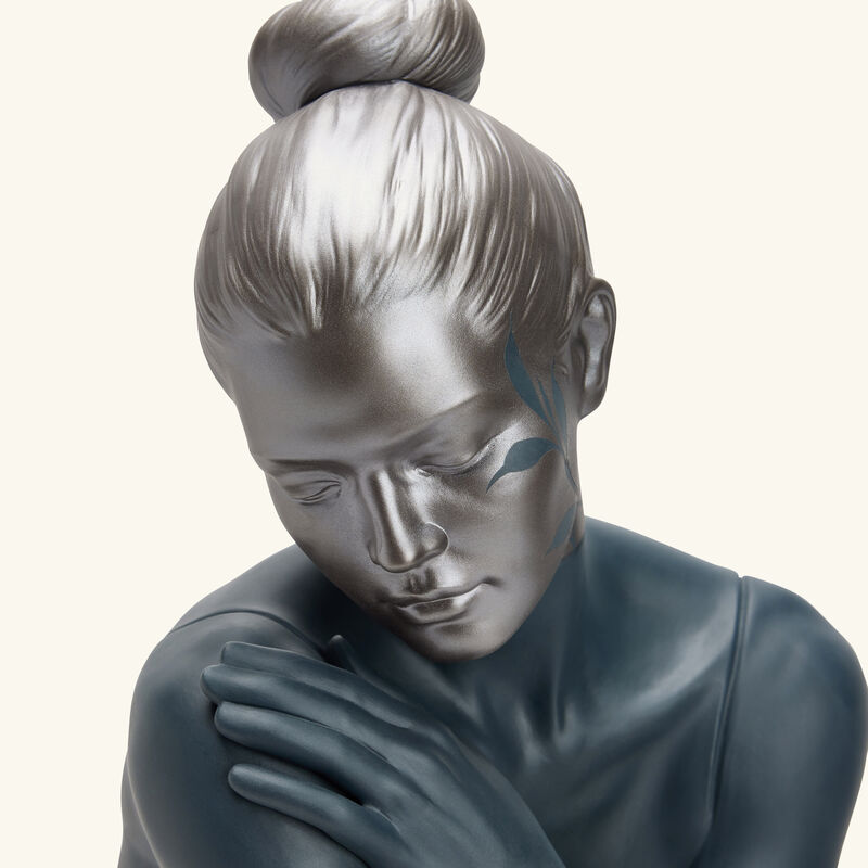 Reflections of Nature Her Sculpture Medium Black lladro reflections of nature her sculpture medium black