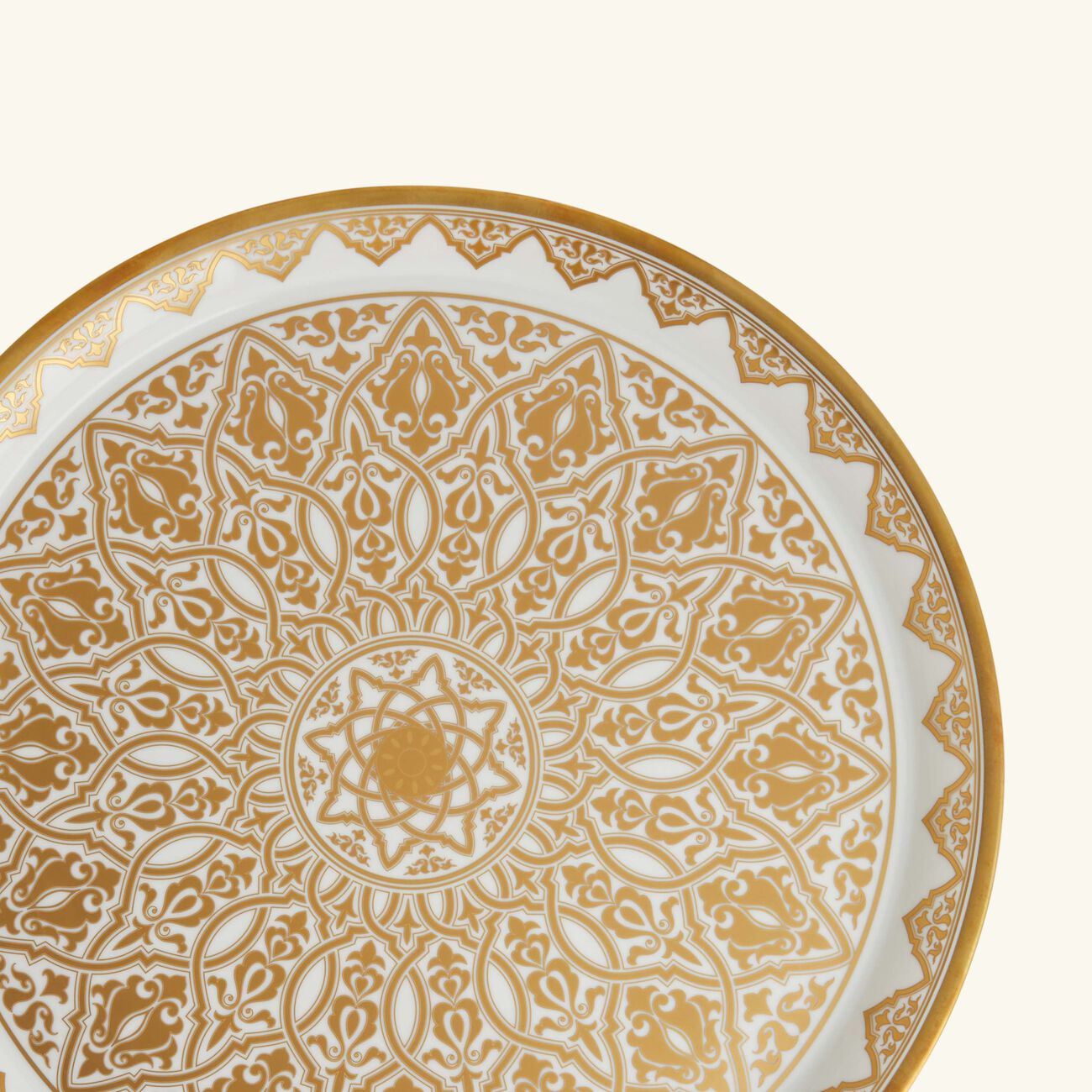 Venise Serving Platter Round Gold bernardaud venise serving platter round gold