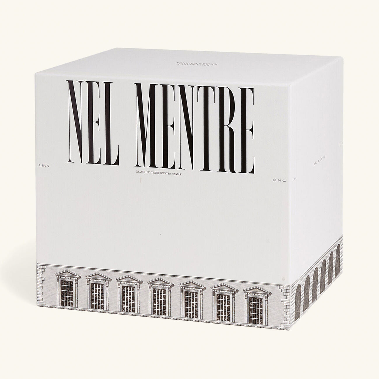 fornasetti architettura triptych candle