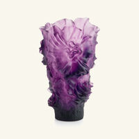 daum camellia vase large pink