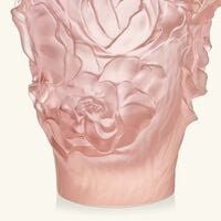 daum camellia vase large pink