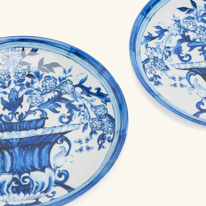 dolce gabbana casa blu mediterraneo bread plate round 17cm set of 2