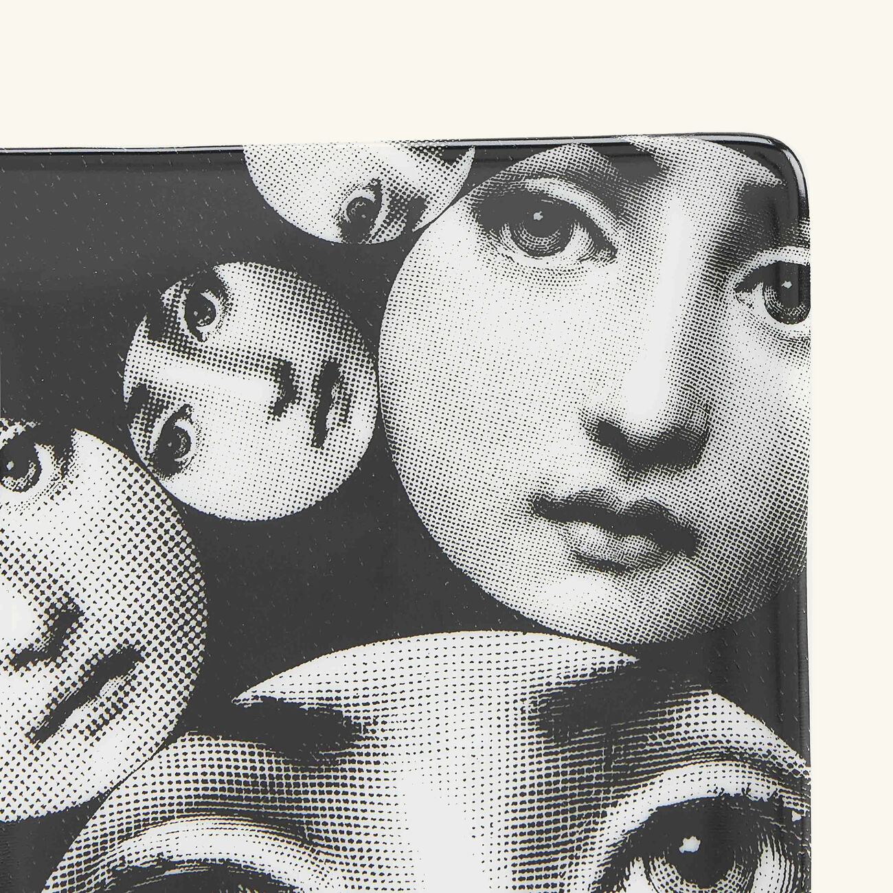 fornasetti tema e variazioni no 242 ashtray rectangular small grey