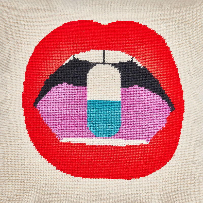 jonathan adler needlepoint pillow