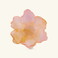 Tulipe Centerpiece Amber Pink Small Limited Edition daum tulipe centerpiece amber pink small limited edition