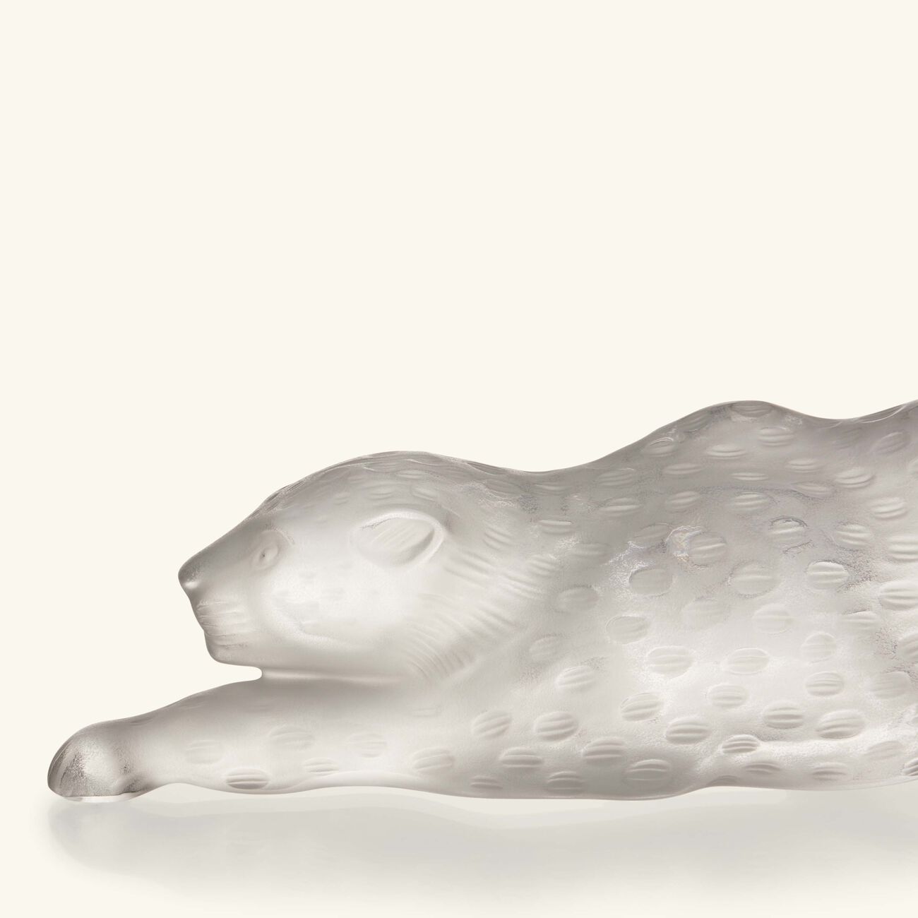 lalique zeila panther sculpture medium clear