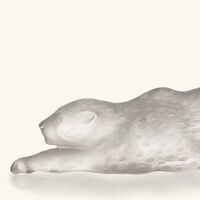 lalique zeila panther sculpture medium clear