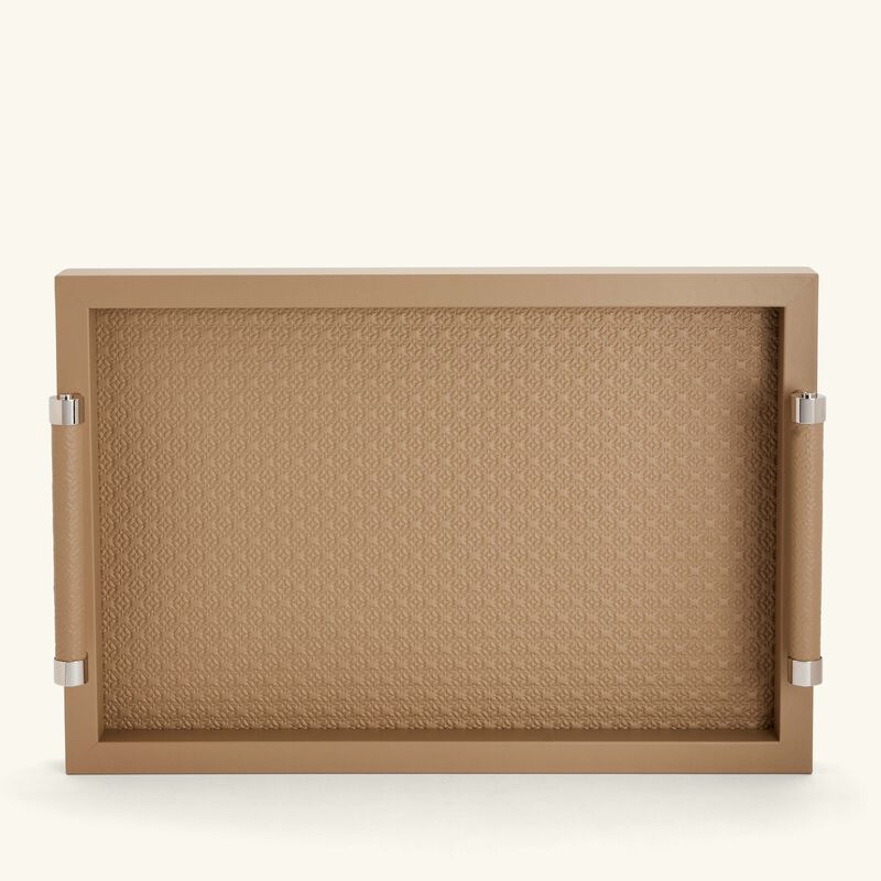 Elie Saab Monogram Tray Rectangular Small Mouton giobagnara elie saab monogram tray rectangular small mouton