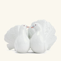Couple of Doves Sculpture Small White lladro couple of doves sculpture small white