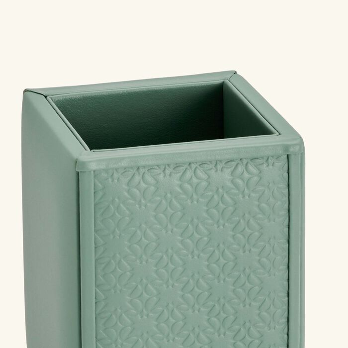 giobagnara elie saab monogram pen holder agata green
