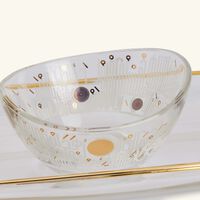 dimlaj hayat serving bowl and tray gold set of 4