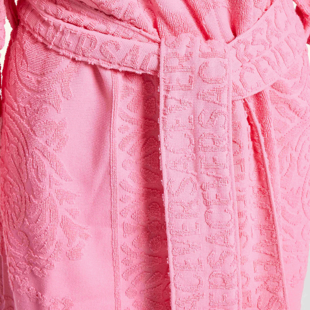 versace la vacanza bath robe pink