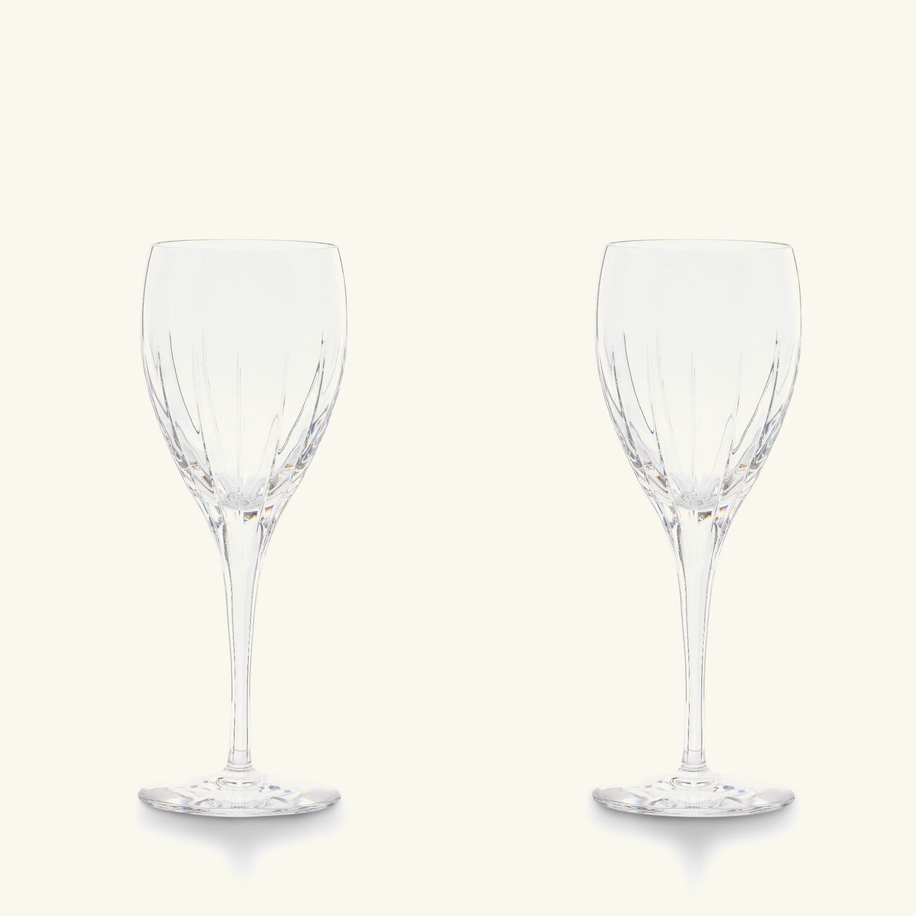 christofle iriana wine glass clear set of 2
